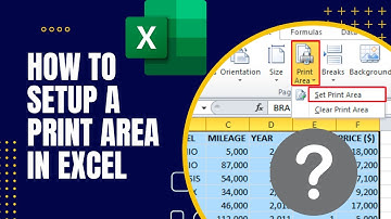 MS Excel - How to Setup Print Area (Step by Step)