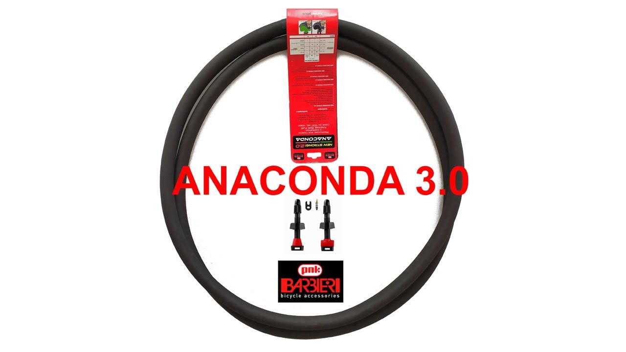 Barbieri Anaconda Rim Tire Protection Set Schlauch, Schwarz