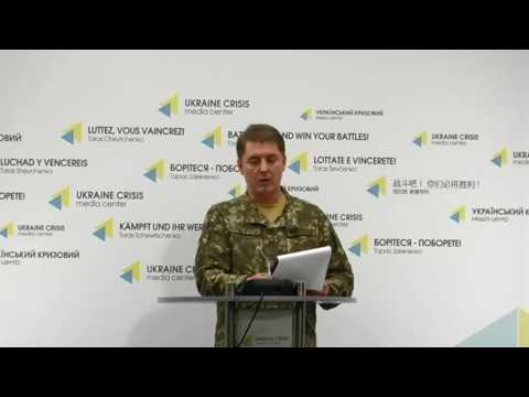 Полковник Олександр Мотузяник, речник Міністерства оборони України з питань АТО. УКМЦ, 2.10.16