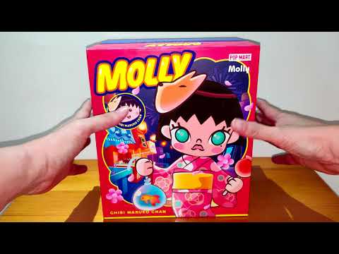 POPMART molly summer festival ちびまる子ちゃん MOLLY × CHIBI MARUKO CHAN Summer Festival Figurine