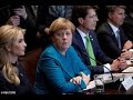 Merkel gives Ivanka the side eye at roundtable meeting | Ivanka Trump | Angela Merkel