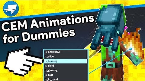 How to animate your CEM to change depending on conditions (beginner OptiFine tutorial)