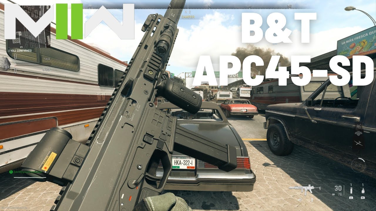 B&T APC45-SD Gameplay - Call of Duty MWII || PS5