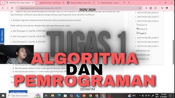 TUGAS 1 - SESI 3 SOAL NO 2 - ALGORITMA DAN PEMROGRAMAN 150 - UNIVERSITAS TERBUKA