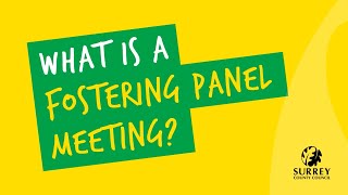 What is a Fostering Panel Meeting?