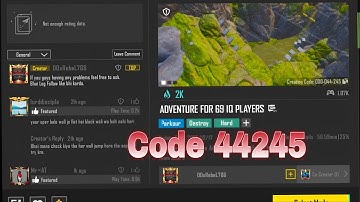 Bgmi Wow Parkour Map Code 44245 | ADVENTURE FOR 69 IQ PLAYERS | #bgmi #pubg #pubgmobile #adventure 