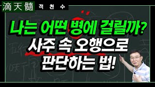 오행별로 질환 위험 판단하는 법 #사주풀이 #질병 - 배창희