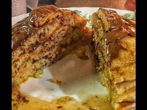 Reese's Peanut Butter Banana Protein Pancakes