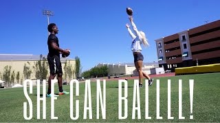 CHEERLEADER OR ALL-AMERICAN FOOTBALL PLAYER?