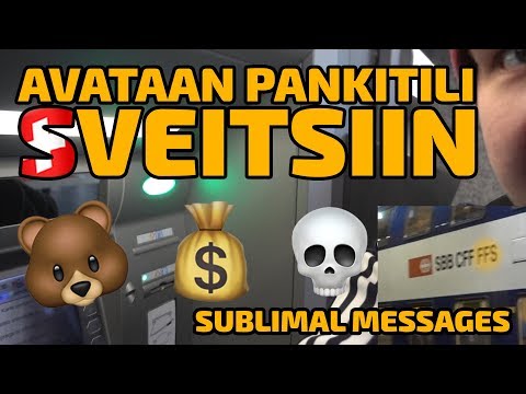 Video: Sveitsiläisen Pankkitilin Avaaminen