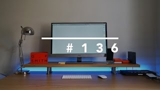 BUILDING MY MINIMALISTIC GRAPHIC DESIGNER DESK SETUP FROM IKEA