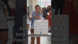 Advance voting begins nationwide ahead of Feb 8 election