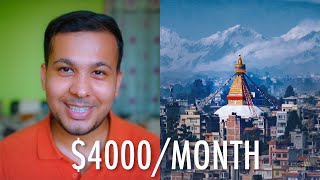 Cost of living in Kathmandu 2021 for a Freelance Software Engineer
