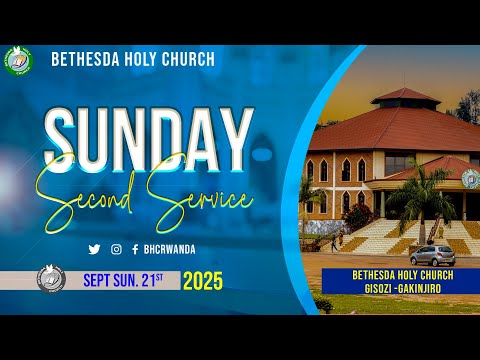 LIVE SUNDAY SECOND SERVICE ON 21 9 2025