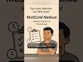 Too Many Features? Try the MoSCoW Method#prioritization #productivity #projectmanagement