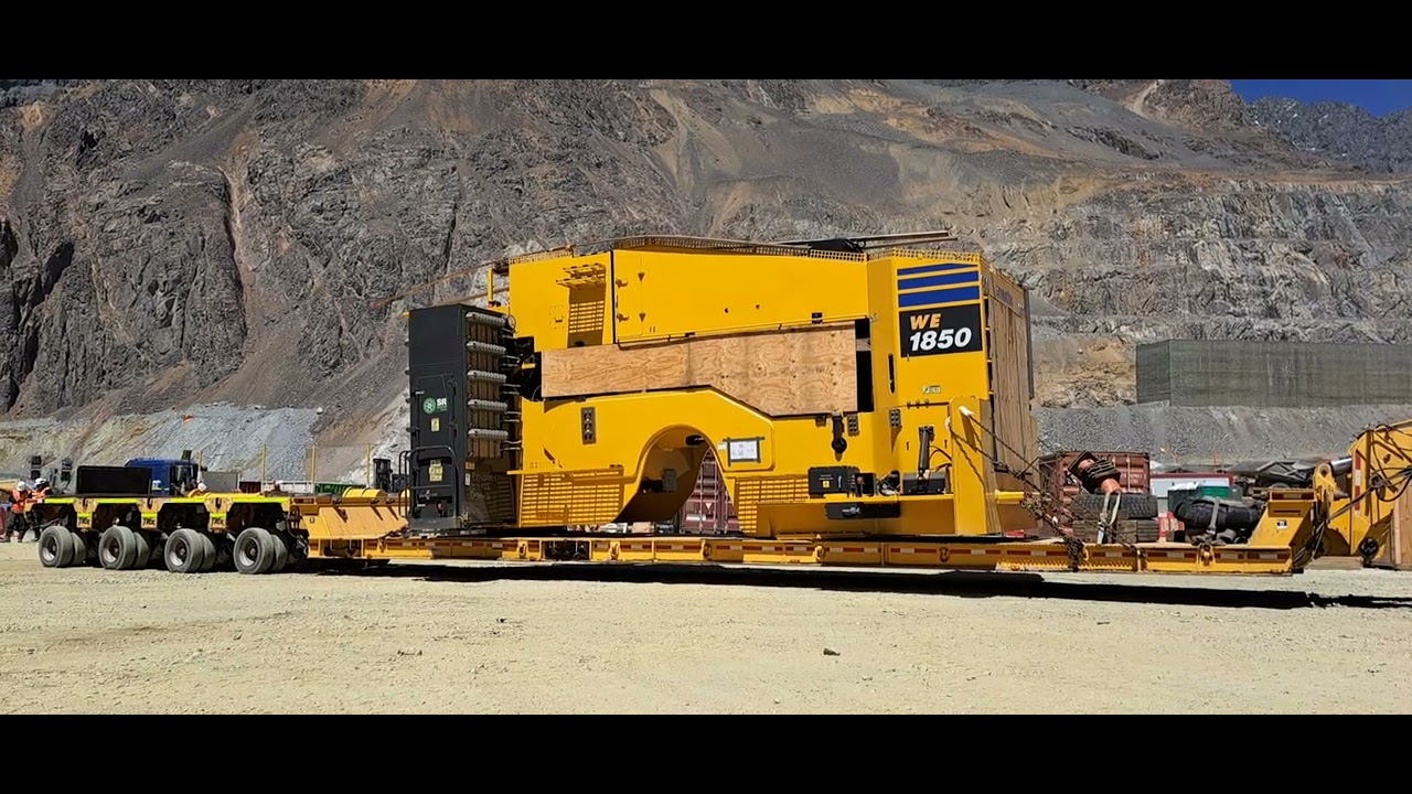 Traslado WE1850 komatsu YouTube