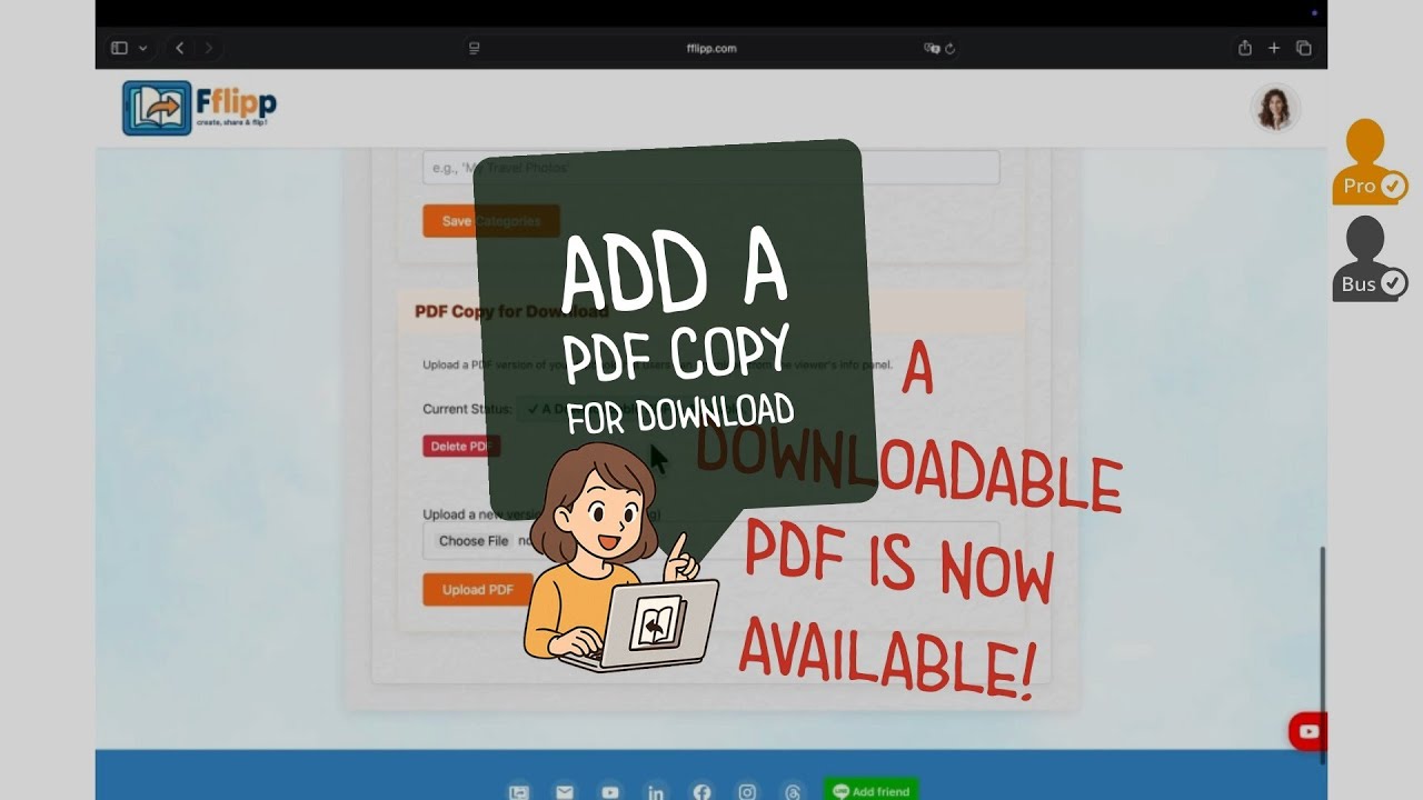 Fflipp Flipbooks! - Tutorial - How to Add a Downloadable PDF to Your ...