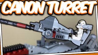 LEGO 75337 AT-TE Cannon Overhaul Mods - Articulation & Canon Gunner Seat (75337 AT-TE Mods PART 1)