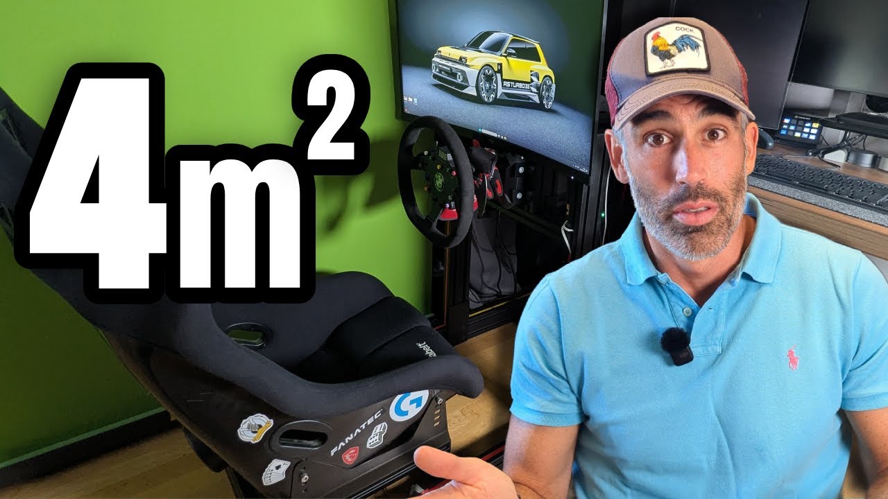 Mi Setup de SimRacing en Menos de 4m² | La Solución para Adultos con Poco Espacio