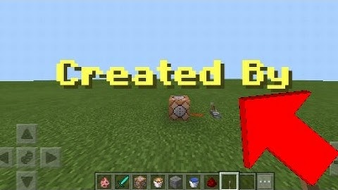 How To Make Command Block Text!! 1.0.5 (Minecraft PE)
