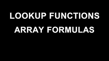 4-1 Free Excel Dashboard Course | Lookup Functions | Jordan Goldmeier