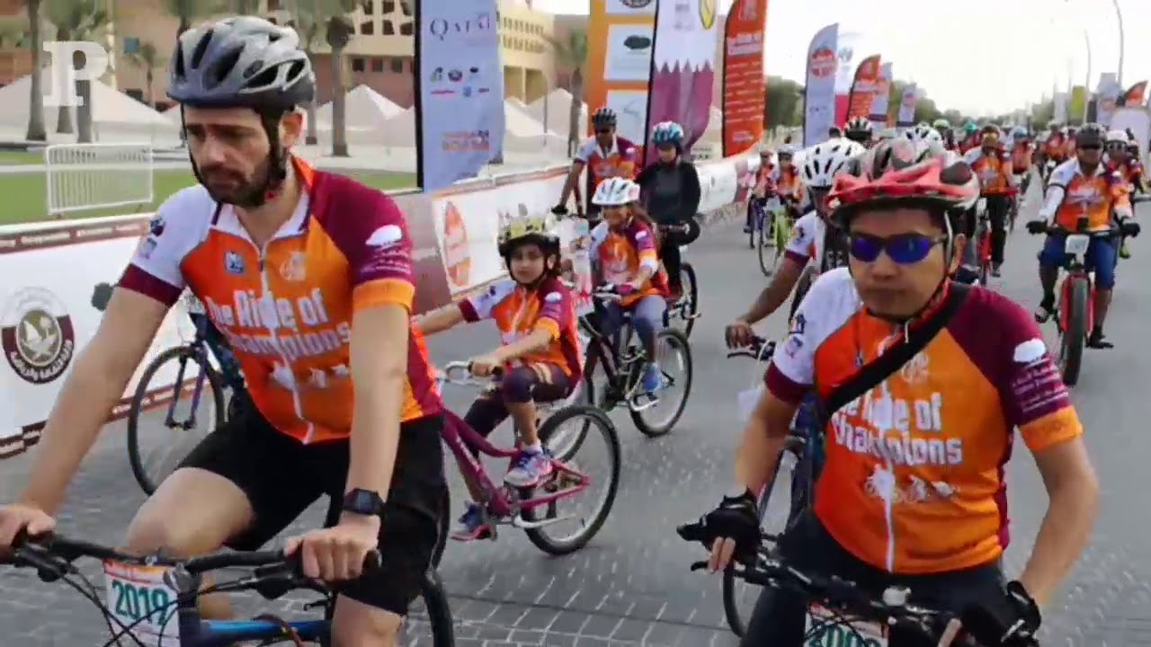 Thousands ride on for Qatar's largest cycling event YouTube