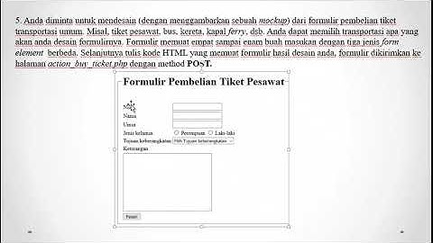 Pembahasan soal UTS Pemrograman dan Pengujian Aplikasi Web