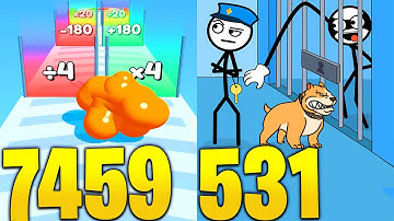 Tall man run VS Thief Puzzle - All Levels SpeedRun Gameplay