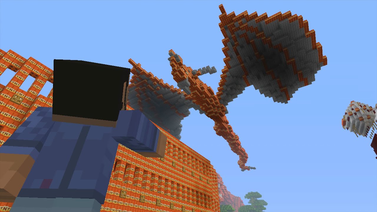 Minecraft Xbox - TNT Build Project - Good Bye?