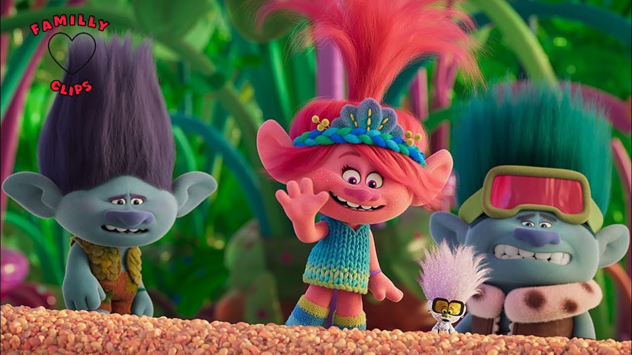 Poppy & the Trolls Arrive To Vacay Island | Trolls Band Together (2023)