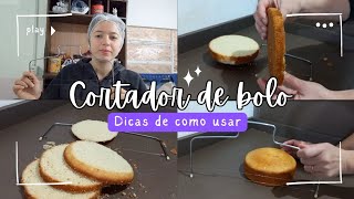 COMO USAR CORTADOR DE BOLOS / muitas dicas