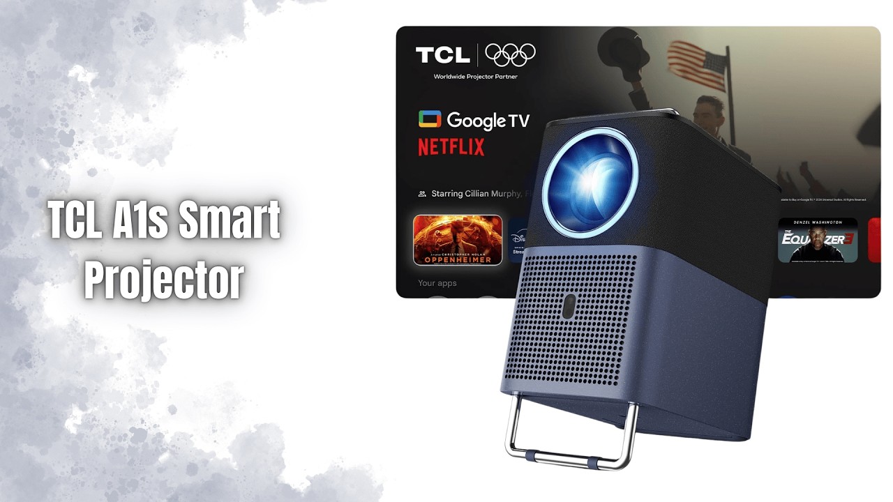 TCL A1s Smart Projector Review | 4K Support + Google TV! - YouTube