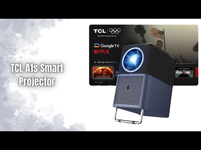 TCL A1s Smart Projector Review | 4K Support + Google TV! - YouTube