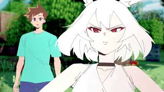 Alex Feeds Steve - Steve, Im Stuck Minecraft Anime Ep 53