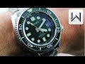 Seiko Prospex Diver 300M SLA019 GREEN 1968 Limited Edition SS Luxury Watch Review