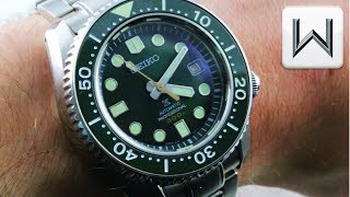 Seiko Prospex Diver 300M SLA019 GREEN 1968 Limited Edition SS Luxury Watch  Review - YouTube