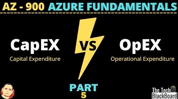 Azure Fundamental Part 5: CapEX vs OpEX, Difference between them, examples and full comparison.