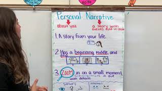 Personal Narrative Anchor Chart