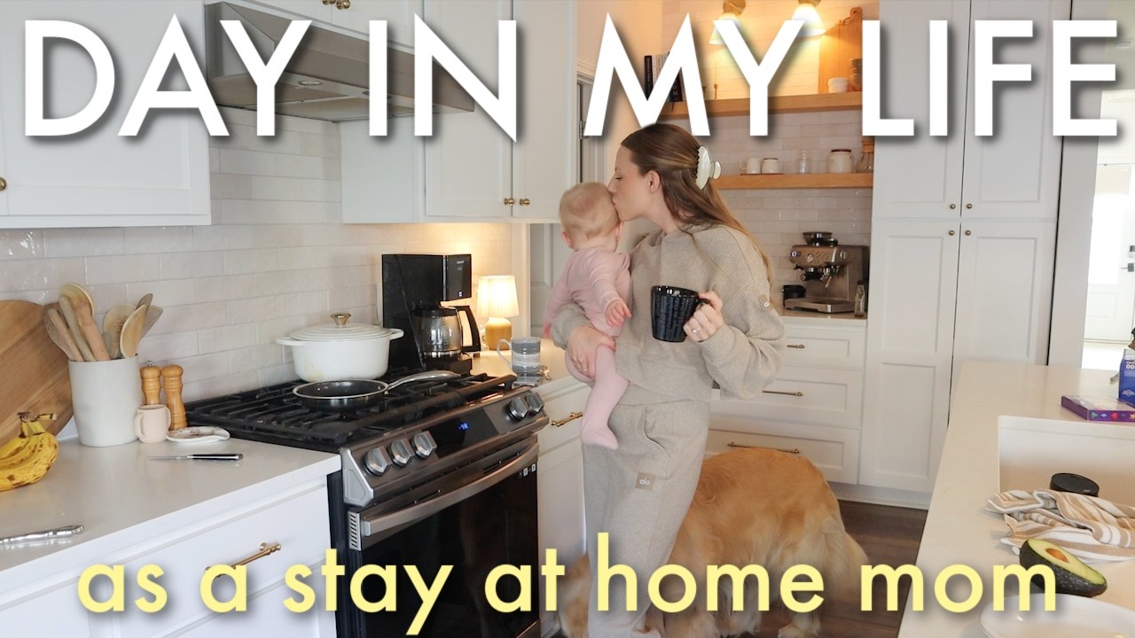 *realistic* DAY IN MY LIFE AS A STAY AT HOME MOM with an 11 month old! weaning, food prep, routines