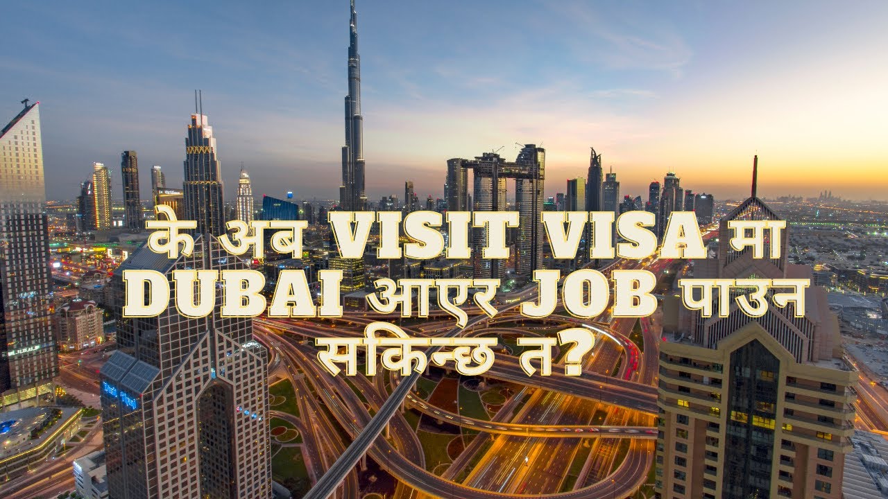 dubai visit visa fee from nepal