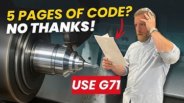 Verspil geen tijd meer aan lange CNC-draaibankcodes – Probeer G71 | The Lathe Lab, aflevering 8