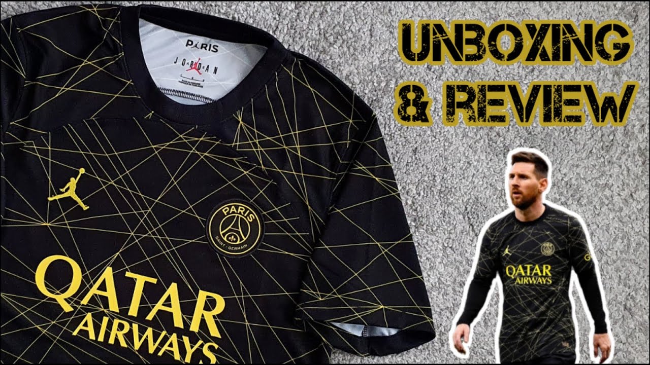 PSG 2022/23 fourth jersey Unboxing & Review - YouTube