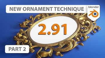 New Ornament Technique in Blender 2.91 | Part 2 of 2: Curve Modeling