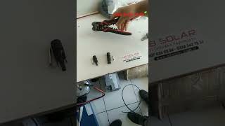 Solar Mc4 Konnektör Bağlantısı Özel Pensesi Olmadan Mc4 Connector Connection