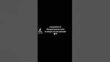 yoongi gummy smile in Run BTS