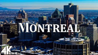 Montreal, Canada 🇨🇦 - Relaxing movie with soothing music - 4k HDR