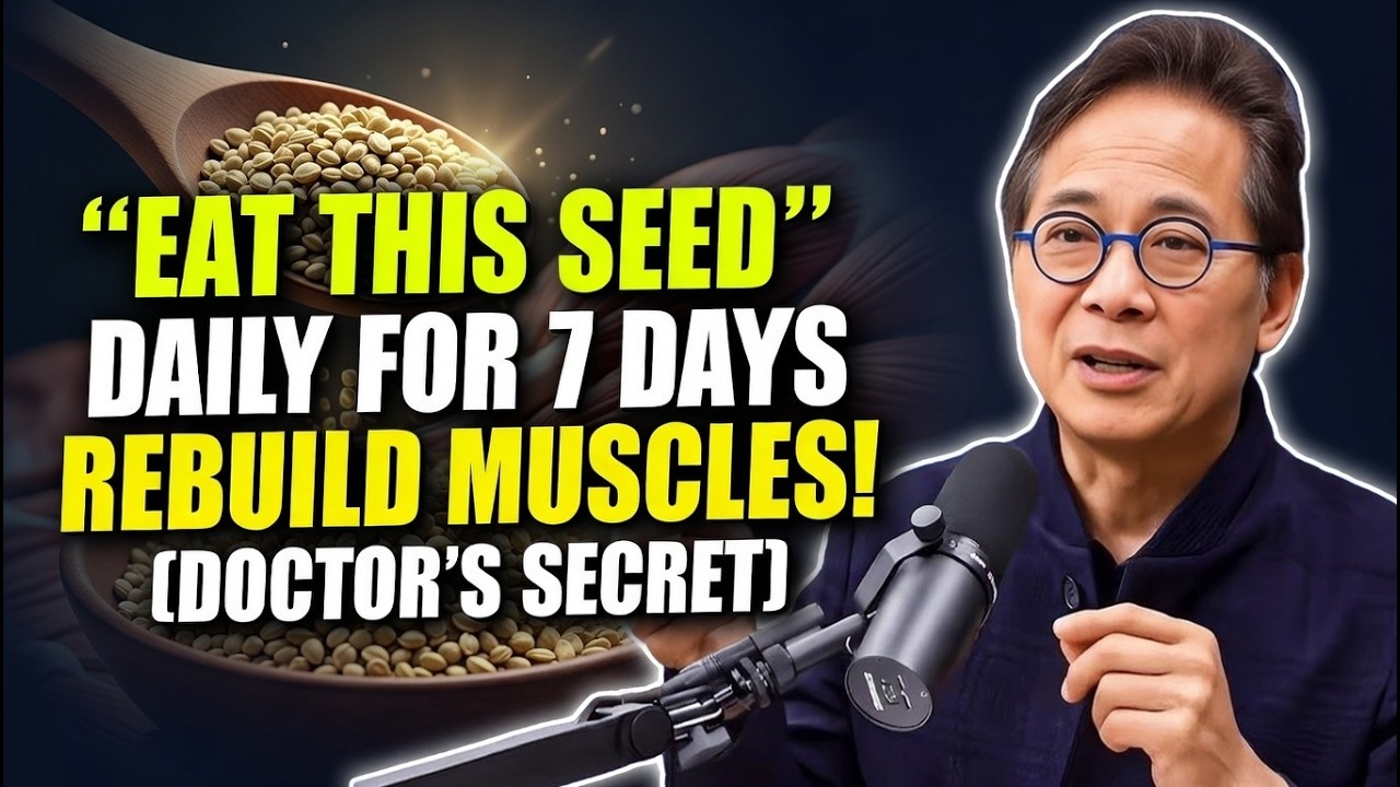 Build Muscle After 60: THIS Cheap Seed Has 300x More Protein Than Chicken | Dr. William Li