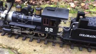 Aster C&S Mogul test run with new RC installed (Live Steam on the F.F.L.R.R.)