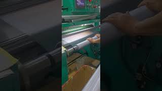Rolling PVC static glass film. #windowfilm #machine #factory #glassskin #wallpaper #glassfilm