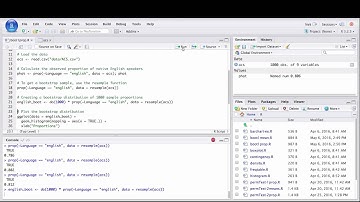 Bootstrap confidence interval for a proportion